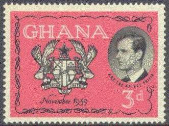 GHANA  66 MNH 1959 PRINCE PHILLIP VISIT