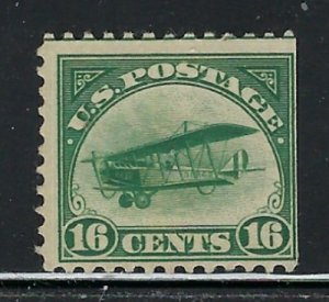U.S. C2 MLH 1918 issue / straight edge (fe7321)