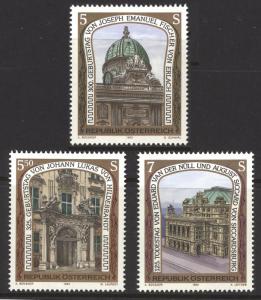 Austria 1993  Scott #1587-9 MNH