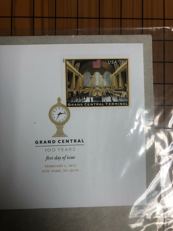 US  19.99 Grand Central Terminal First Day Cover