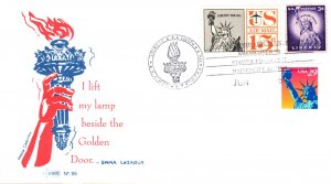 #2599 Statue of Liberty Combo Eastern FDC