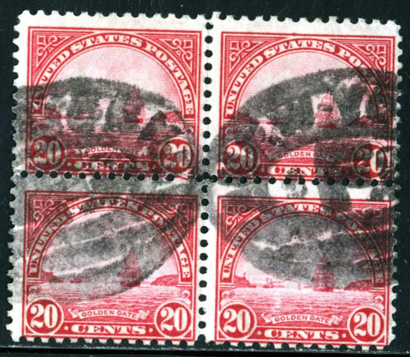 United States - SC #567 - USED BLOCK OF 4- 1923 -Item USA741