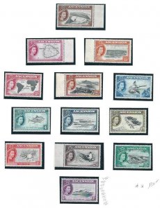 1956-75 ASCENSION, Yvert n. 63/189 + 1 BF MNH collection/** Total euro 550