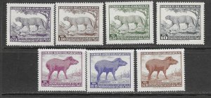 Paraguay 594-7, C291-3 MNH Puma cpl. set , vf. 2022 CV $ 16.90