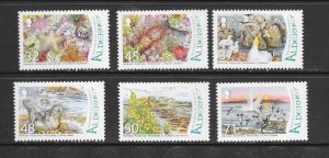 ALDERNEY #291-96 WETLANDS MNH