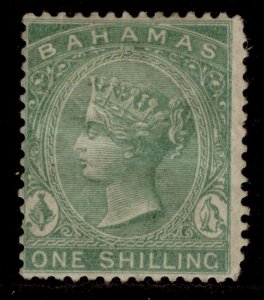 BAHAMAS QV SG44, 1s green, M MINT. Cat £55.