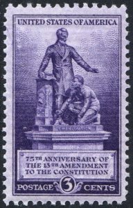 SC#902 3¢ Thirteenth Amendment Issue Single (1940) MNH