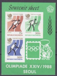 1988 Indonesia 1260,63,65/B60b 1988 Olympic Games in Seoul 12,00 €