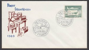 ICELAND 1969 Icelandic Airllines FDC........................................R480