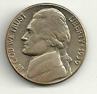 1959 - Jefferson Nickel - Extremely Fine