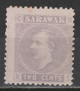 SARAWAK 1875 RAJA BROOKE 2C