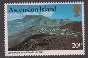 Ascension Island 271 Green Mountain and Two Boats Farms 1981