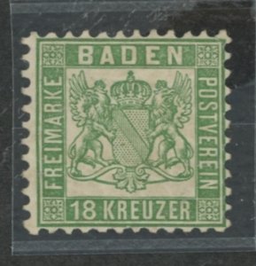 Baden #24 Unused Single