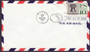 C57 Liberty Bell uncacheted FDC