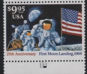 2842 $9.95 25th Anniversary First Moon Landing