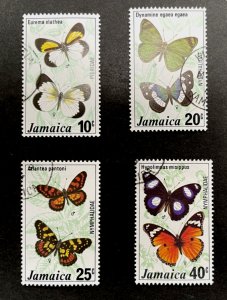 Jamaica: 1977 Butterflies (2nd Issue) Fine Used.