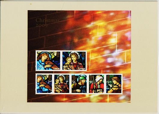 Great Britain. 2009 Christmas. PHQ Cards(8) Unused