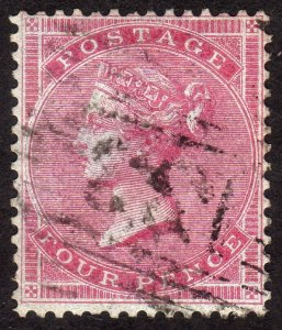 1855, Great Britain, 4p, Used, Sc 22, Sg 62