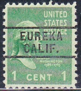 Precancel - Eureka, CA PSS 261 - Town and Type Issue