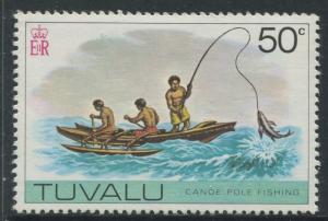 Tuvalu - Scott 34 - Pictorial Definitives -1976 - MVLH - Single 50c Stamp