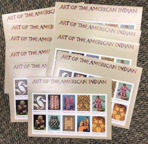 3873    The Art of the American Indian   10 MNH 37¢ souven sheet of 10     2004