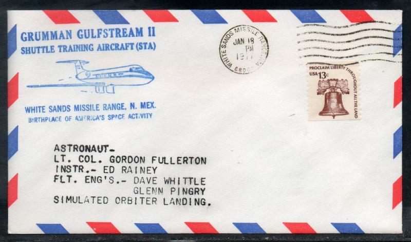 Gulfstream II Space Shuttle Training Flight  1/18/1977 D567