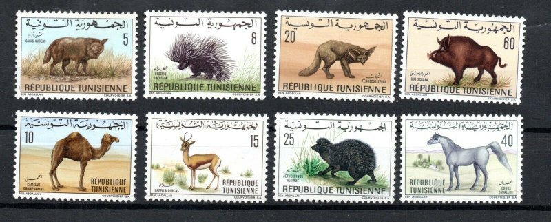 1968- 1969- Tunisia- Fauna - Animals- 2 Complete issue 8v.MNH**