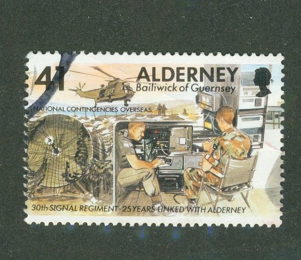 ALDERNEY 91b USED BIN $1.40