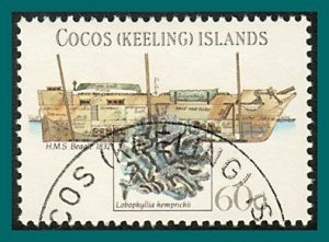 Cocos 1981 Charles Darwin, 60c used  #80,SG77