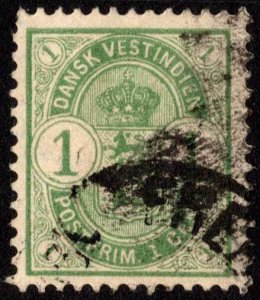 Danish West Indies Scott 21 Used.