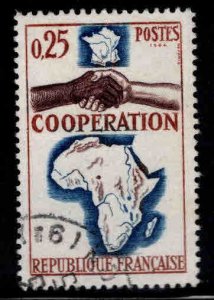 France Scott 1111 Used 1964 Cooperation issue