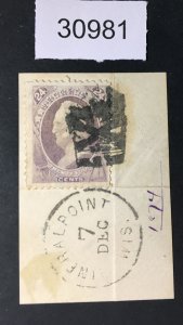 US STAMPS # 153 FANCY CANCEL USED LOT #30981