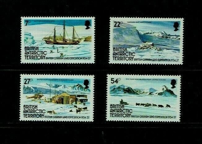 British Antarctic Territory: 1985 50th Anniversary Graham Land Expedition  MNH