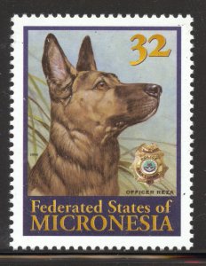 Micronesia Scott 247 MNHOG - 1996 Officer Reza, Police DEU- SCV $0.65