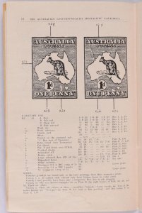 CATALOGUES Australia ACSC 23rd Edition, 1962, pub by Hawthorn Press.