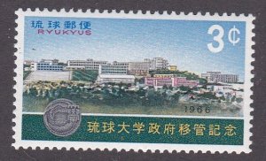 Ryukyu # 145, University of the Ryukyus, Mint NH