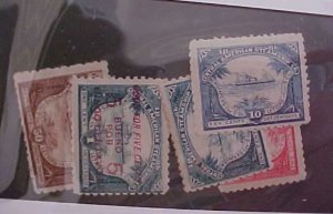 MEXICO CENTRAL AMERICA STEAMSHIP LOCAL POST SET OF 5 DIFF. MINT LIGHT HINGED