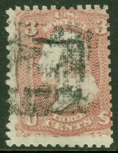 EDW1949SELL : USA 1868 Scott #85 Used. Deep color. Sound. PSAG Cert. Cat $1,100.