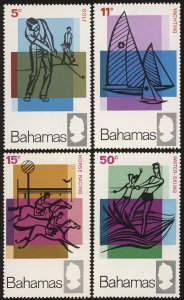 BAHAMAS Sc 272-75 VF/MLH - 1968 - Bahama Sporting Activities-Complete Set