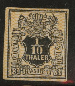 Hanover Scott 14 MNG 1857 issue CV $350