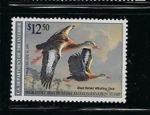 US # RW57- 1990 HUNTING PERMIT STAMP- MINT NEVER HINGED