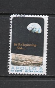 SCOTT #  1371  used  single   Apollo 8