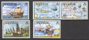 Anguilla Sc# 174-178 MNH 1973 Columbus