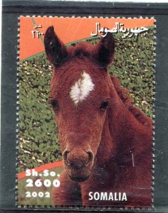 Somalia 2002 ARABIAN HORSE 1 value Perforated Mint (NH)