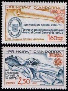 Scott #294-5 Europa MNH