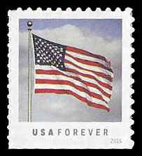 PCBstamps  US #5055 Bk Sgl {47c}U.S. Flag, MNH, (25)