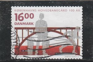 Denmark  Scott#  1565  Used  (2011 Train at Platform)