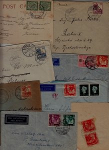 Netherlands Indie 8 covers/cards pre-1940. mixed condition (9)