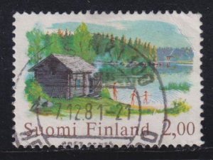 Finland 567 Chimneyless Log Sauna 1977