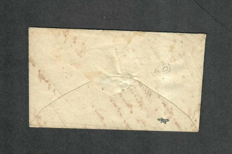 Charlottesville VA Cover Dec 15 1864 CSA Sc#7 Pair Adversity Envelope